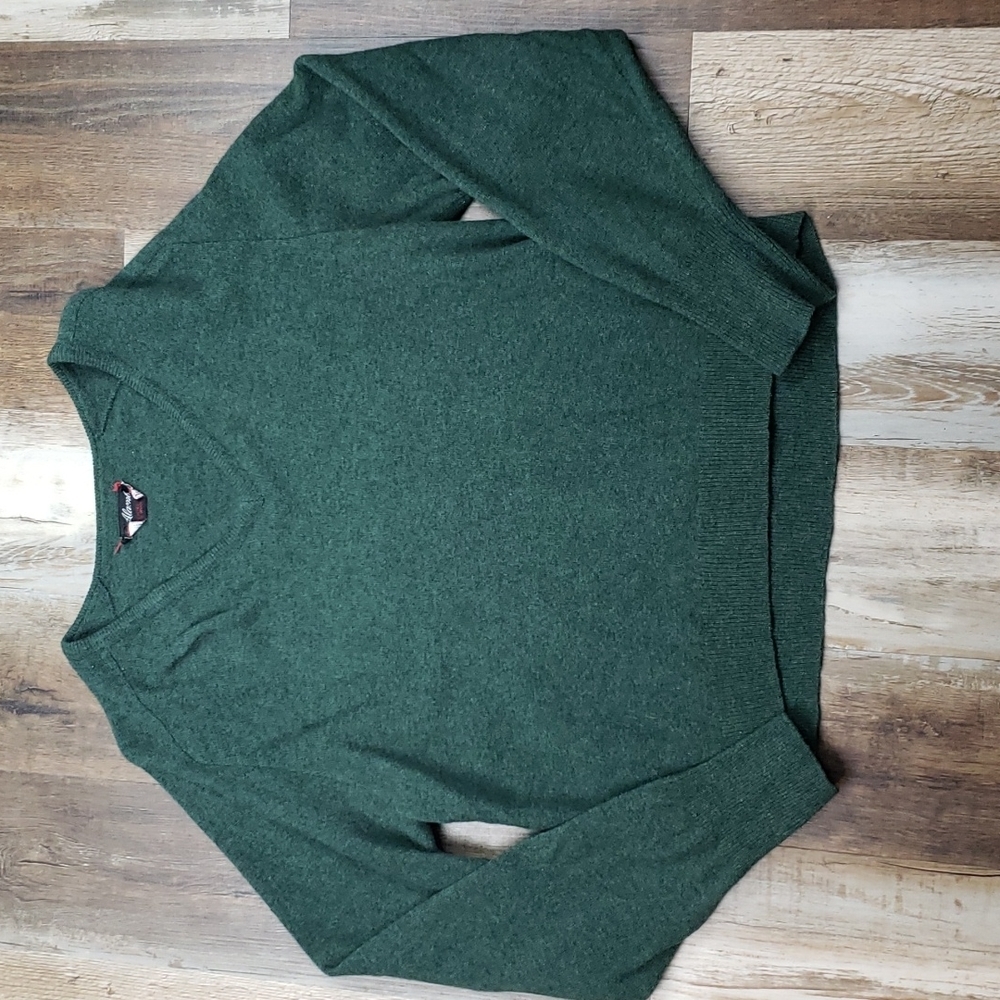 Vintage Alamba 100% Lambs Wool Sweater Size Large